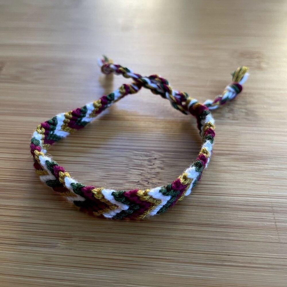 Angelina Woven Bracelet anklet trendy comfortable tie embroidery thread woven gi